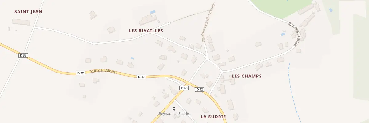 Plan du 5 Rue des Rivailles à Beynac