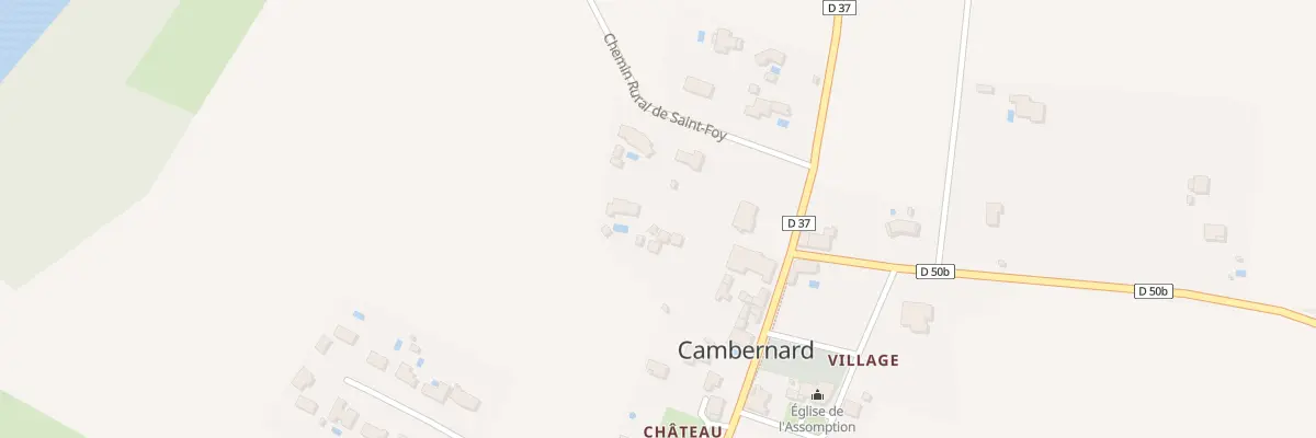 Plan du 1 Cr de St Foy à Cambernard