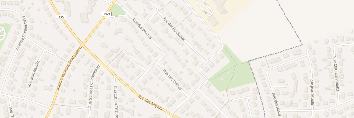 Plan du 23 Rue des Prunus à Brou