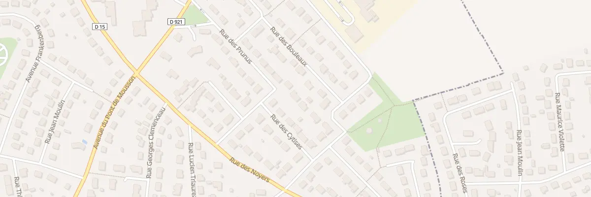 Plan du 23 Rue des Prunus à Brou