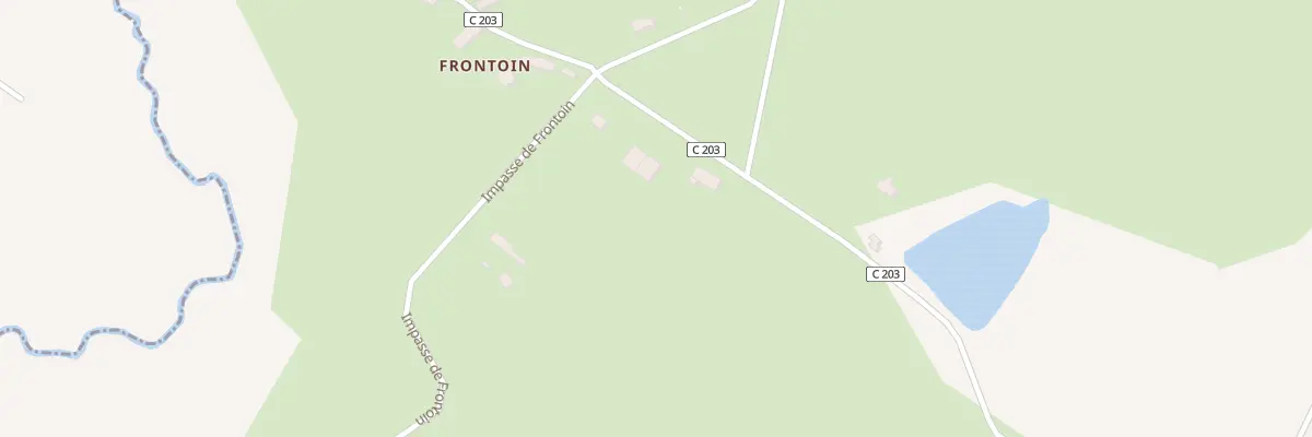 Plan du 1045 Rte des Étangs à La Meyze