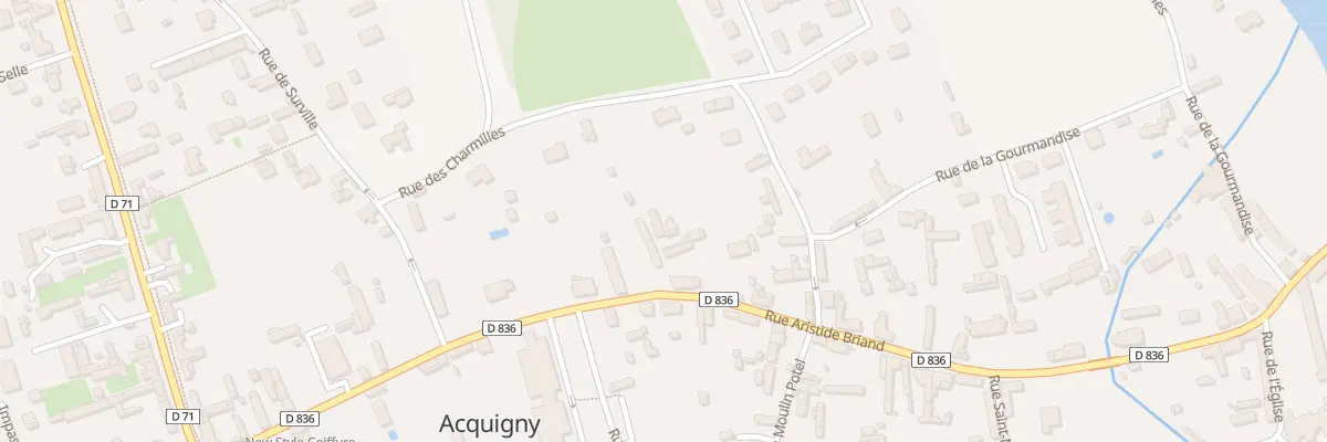 Plan du 36 Rue Aristide Briand à Acquigny