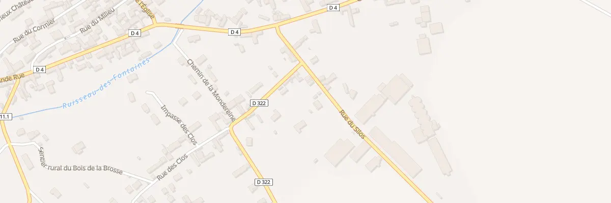 Plan du 1 Rue des Clos à Laons