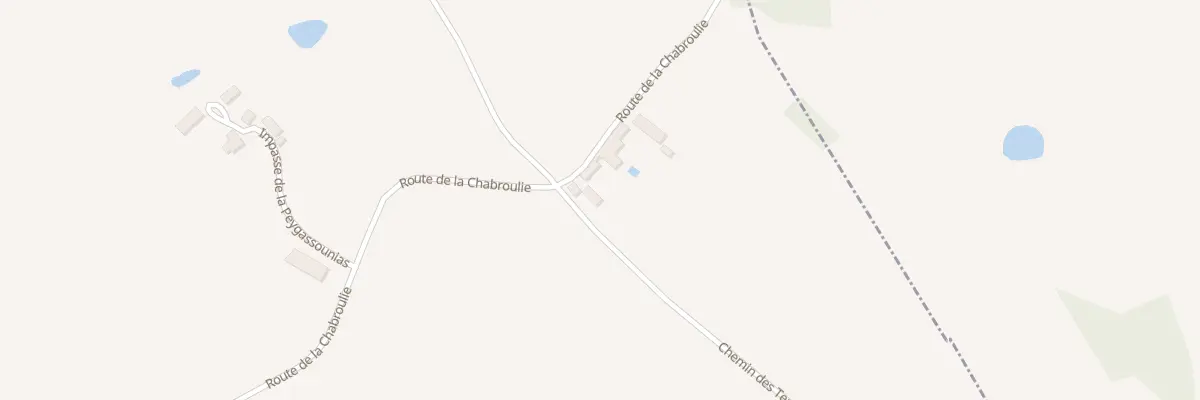 Plan du 160A La Chabroulie à Génis