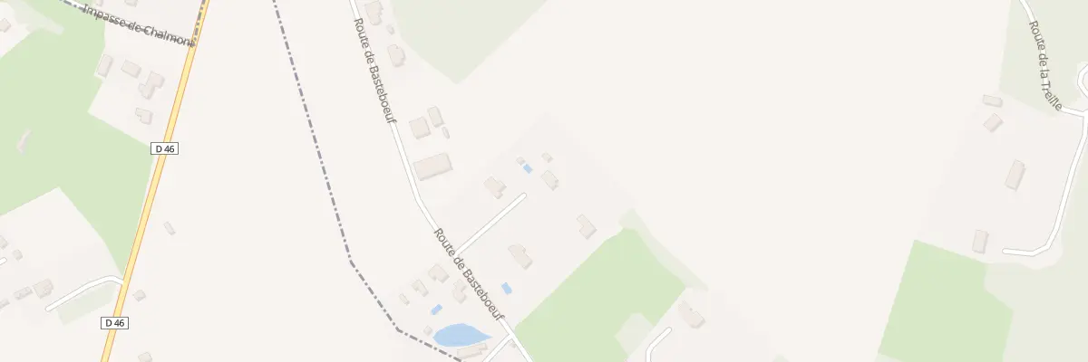 Plan du 590 Rte de Basteboeuf à Aubas