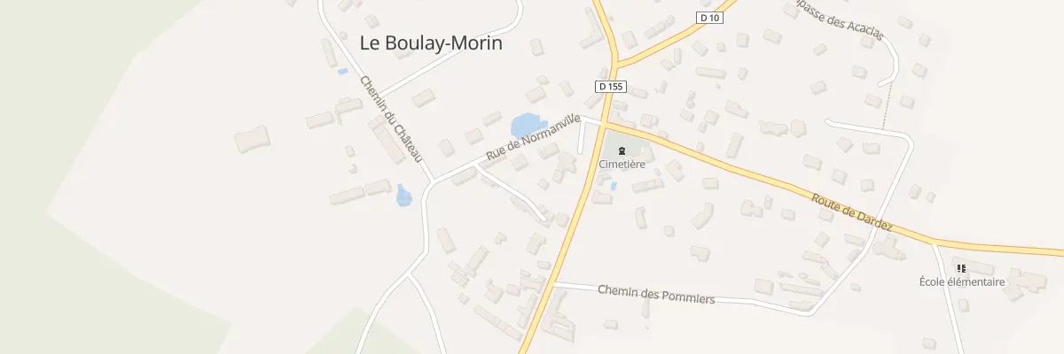 Plan du 2B Rue de Normanville au Boulay-Morin