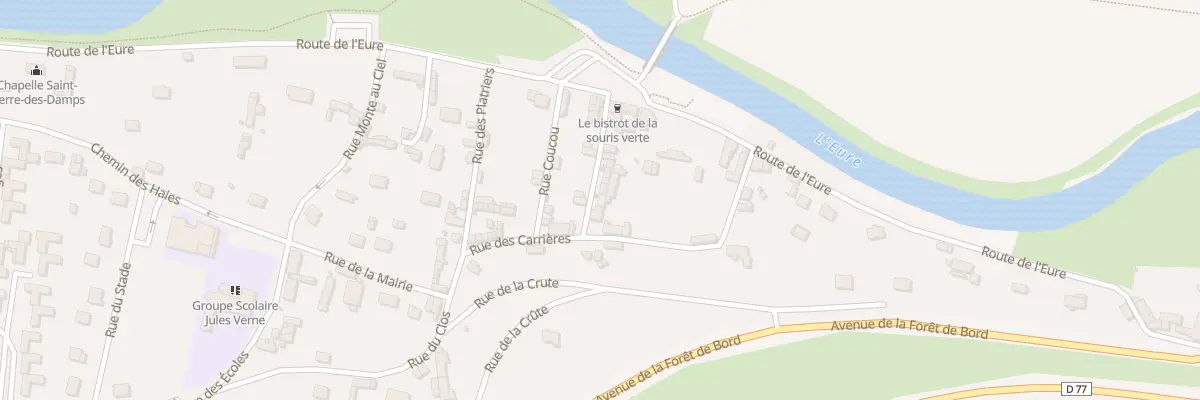 Plan du 9 Rue des Clouets aux Damps