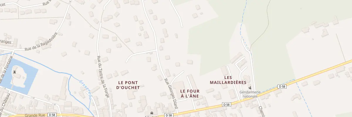 Plan du 3 Rue Georges Diard à Veuzain-sur-Loire