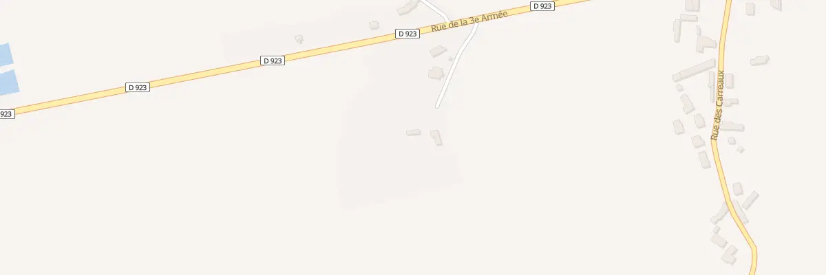 Plan du 3 Rue de la Troisieme Armee à Chuisnes