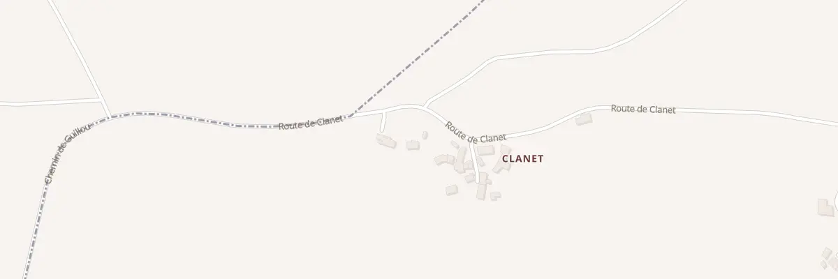 Plan du 5052 Clanet Hameau à Montardit