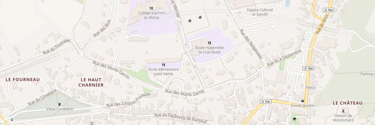 Plan du 5 Rue Guy Mercier à Montrichard Val de Cher