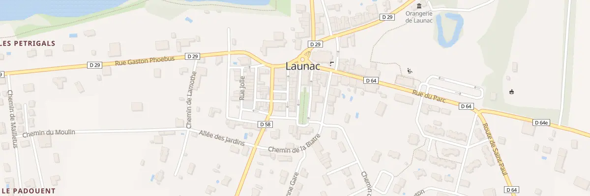 Plan du 10 All du Foirail à Launac