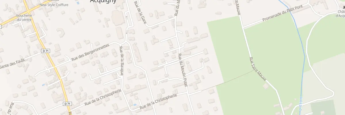 Plan du 24 Rue du Moulin Potel à Acquigny
