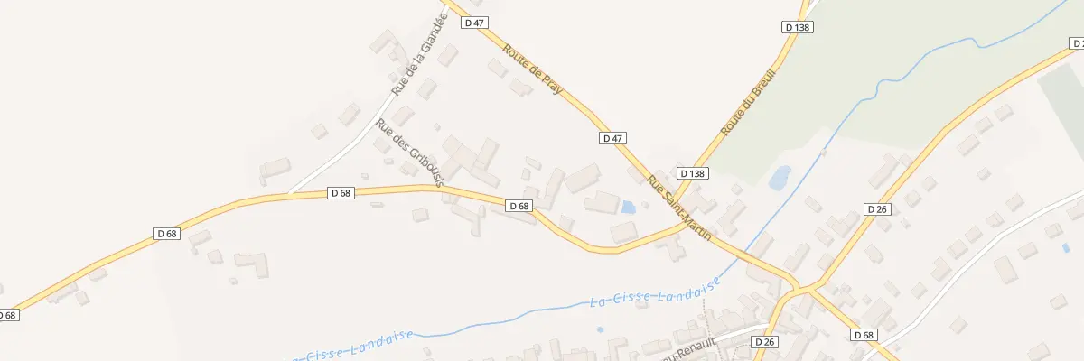 Plan du 165 Rue de la Pierre Levée à Landes-le-Gaulois