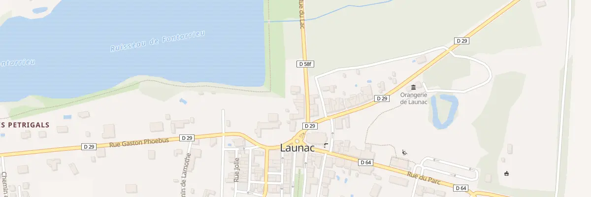 Plan du 172 Village à Launac