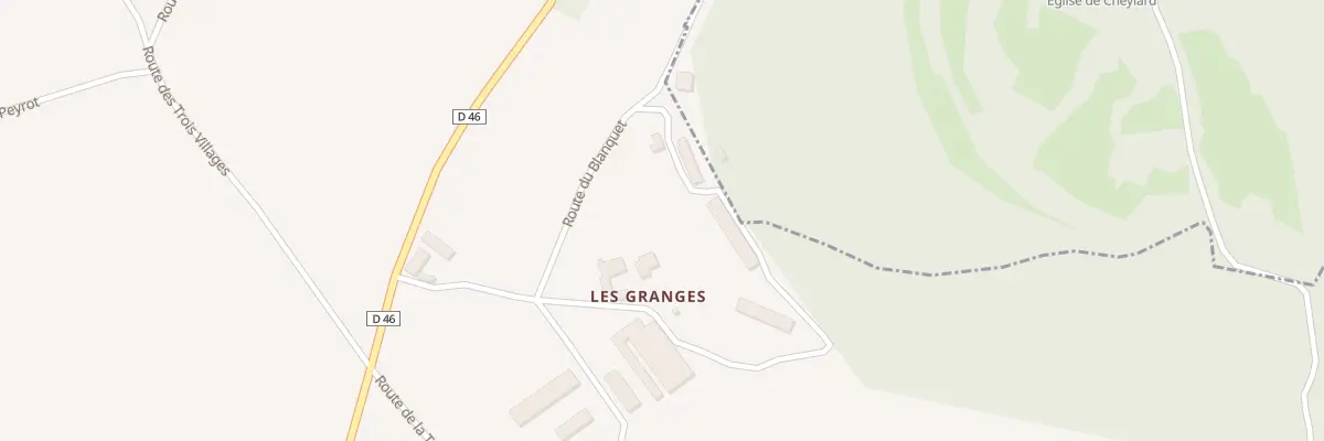 Plan du 115 Les Granges à Aubas