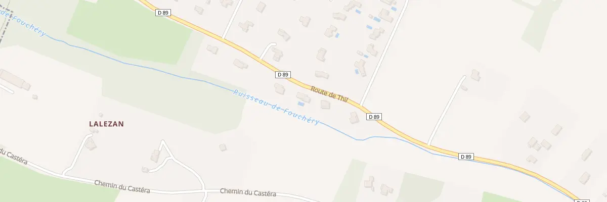 Plan du 575 Rte de Thil à Menville