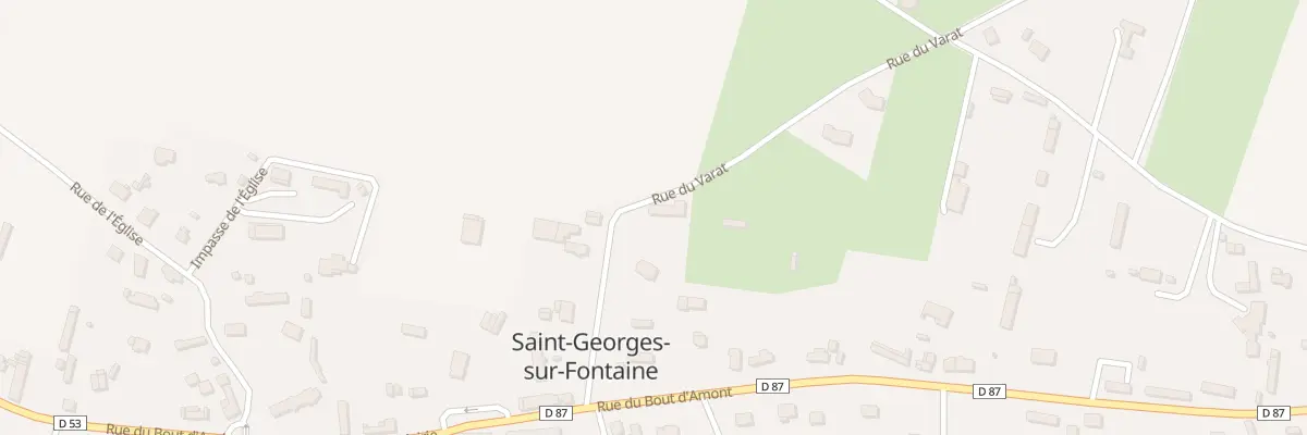 Plan du 158 Rue du Varat à Saint-Georges-sur-Fontaine