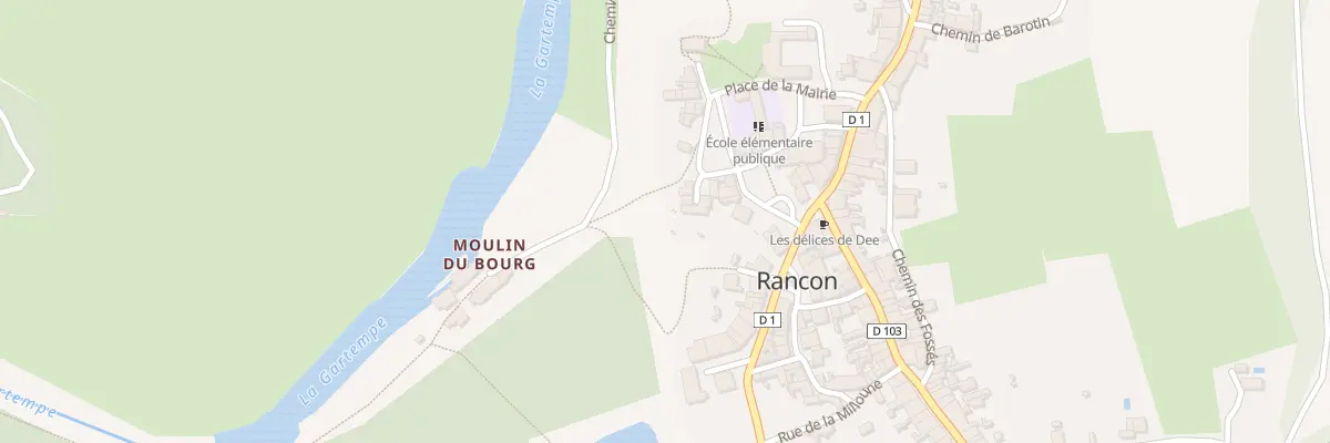 Plan du 16 Rue de la Californie à Rancon
