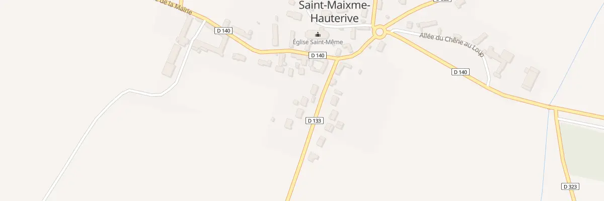 Plan du 6B Rte d’Hauterive à Saint-Maixme-Hauterive