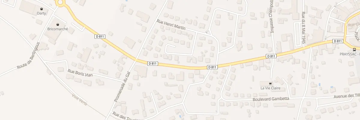 Plan du 21 Rue Jacques Brel à Prayssac