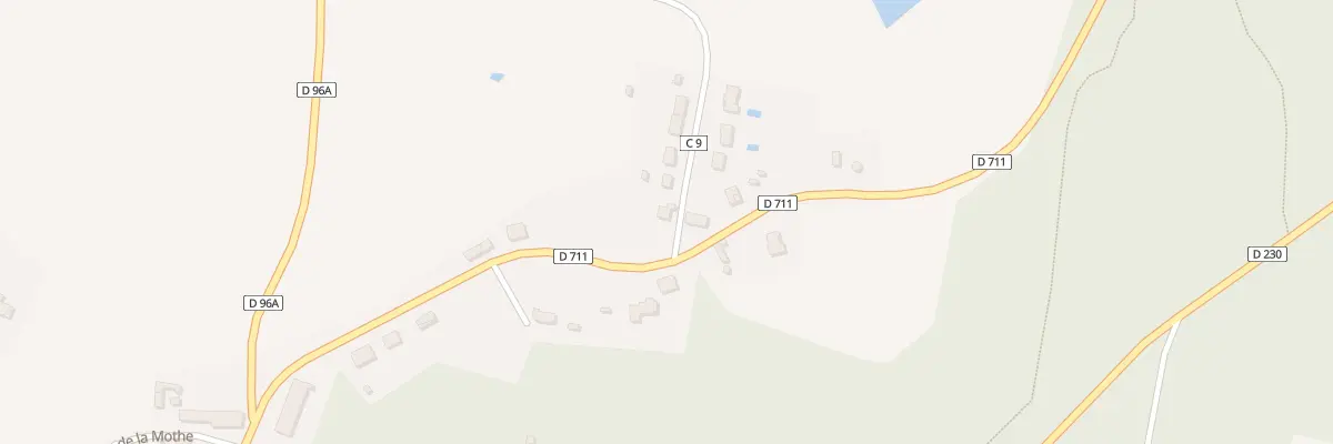 Plan du 1 Rte de Fredaigue à Nantiat