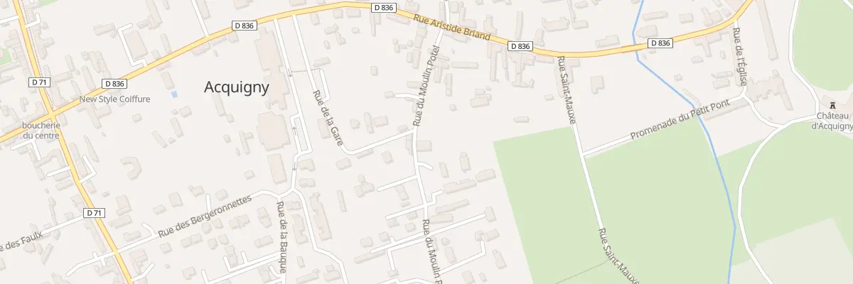 Plan du 11 Rue du Moulin Potel à Acquigny