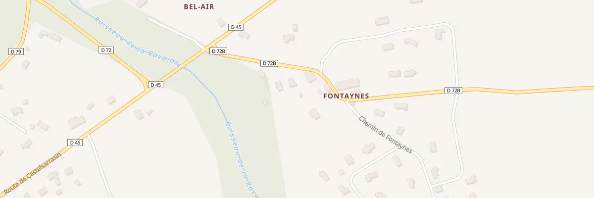 Plan du 144 Rte de Montauban aux Barthes