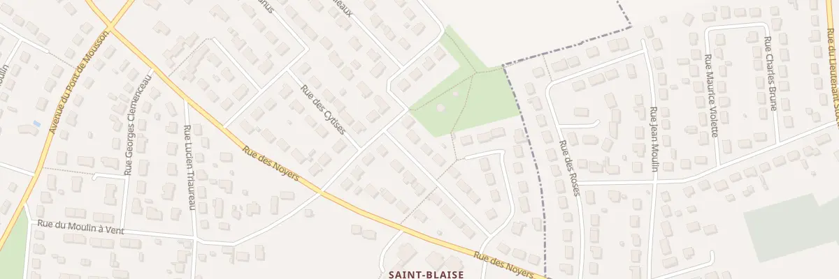 Plan du 1 Rue des Charmes à Brou