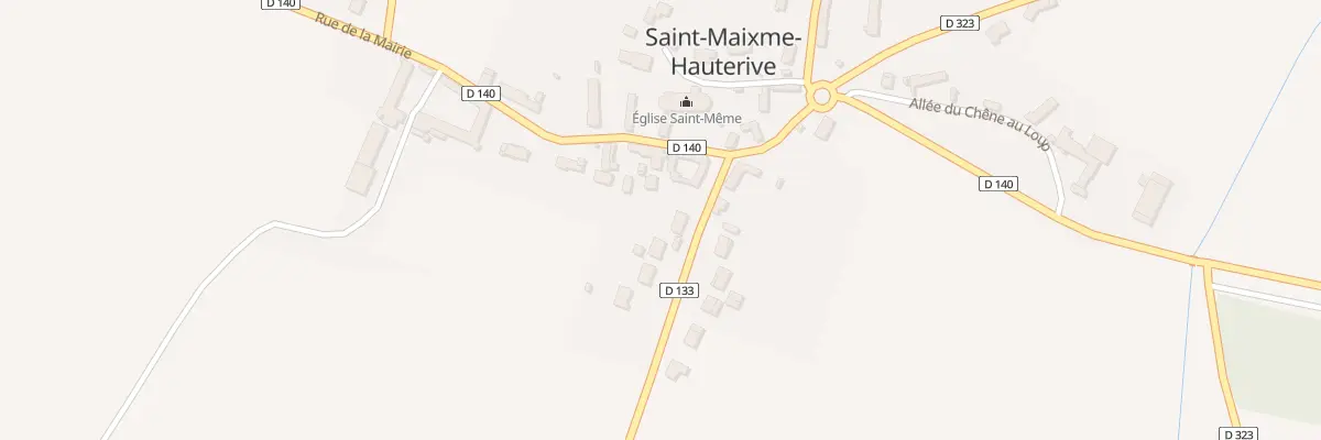 Plan du 6 Rte d’Hauterive à Saint-Maixme-Hauterive