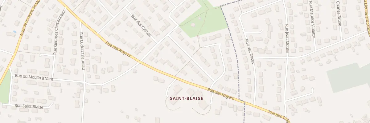 Plan du 6 Rue des Charmes à Brou