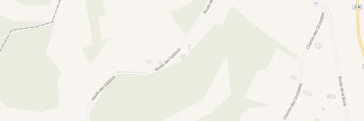 Plan du 653 Rte des Sablous aux Farges