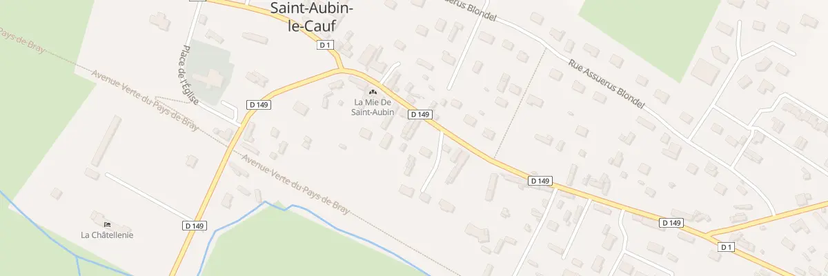Plan du 333 Rue Claude Groulard à Saint-Aubin-le-Cauf