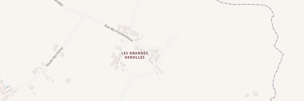 Plan du 17 Rue des Fromenteaux à Coulonges-les-Hérolles