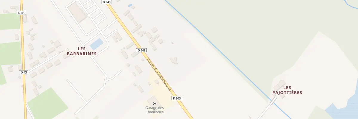 Plan du 5570 Rte de Châteauroux à Châtillon-sur-Indre
