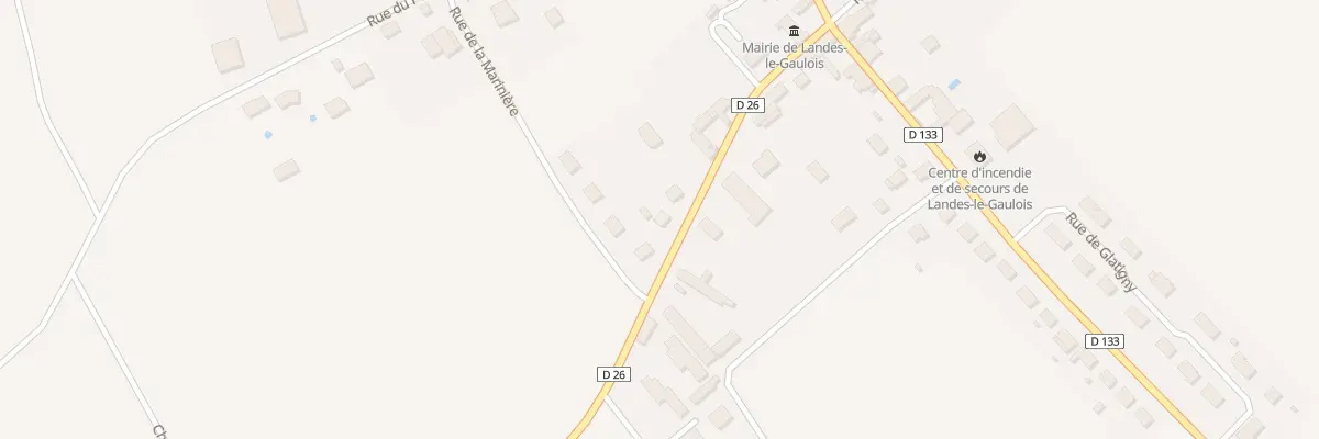 Plan du 195 Rue de la Moinerie à Landes-le-Gaulois