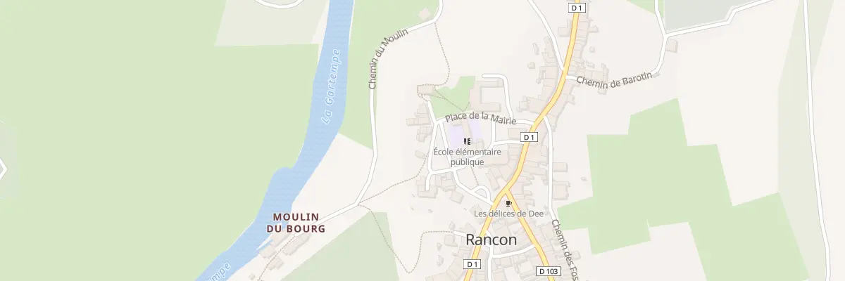 Plan du 10 Rue de la Californie à Rancon