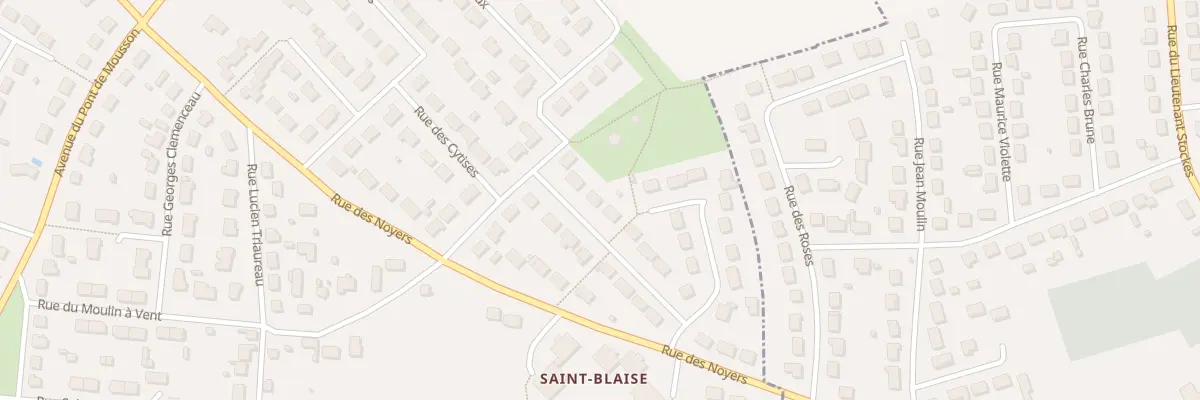 Plan du 3 Rue des Charmes à Brou