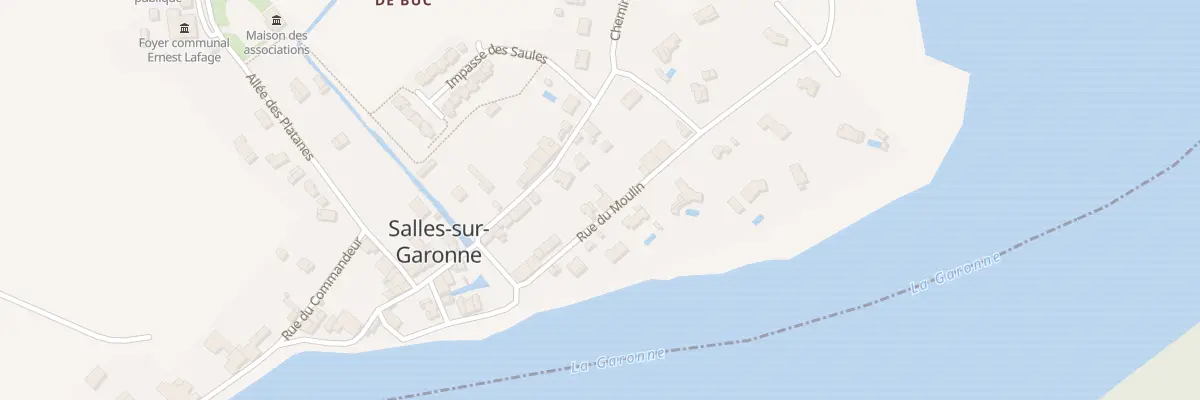 Plan du 12B Rue du Moulin à Salles-sur-Garonne