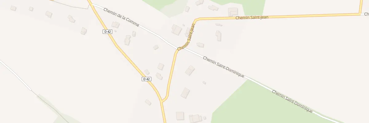 Plan du 9514 Che Saint-Dominique à Lasserre-Pradère