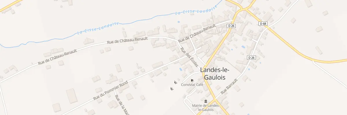 Plan du 39 Rue du Pommier Rond à Landes-le-Gaulois