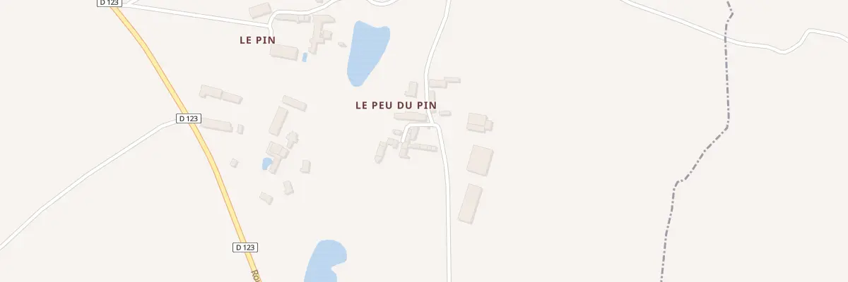Plan du 1 Le Peu du Pin à Coulonges-les-Hérolles