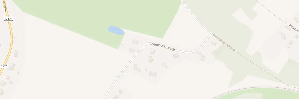 Plan du 917 Che d’En Pelat à Lasserre-Pradère