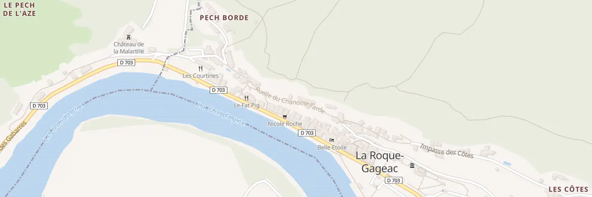 Plan du 135 Rle du Chanoine Tarde à La Roque-Gageac