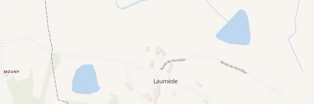 Plan du 5020 Permillac à Montlauzun