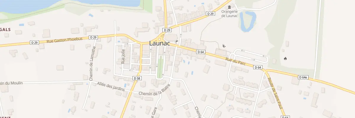 Plan du 766F Che de la Biatre à Launac