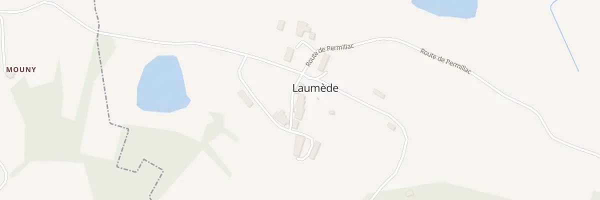 Plan du 5019 Laumede à Montlauzun