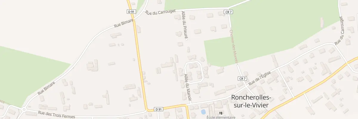 Plan du 97 All du Manoir à Roncherolles-sur-le-Vivier