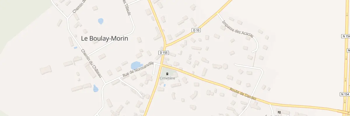 Plan du 13 Rte de Louviers au Boulay-Morin