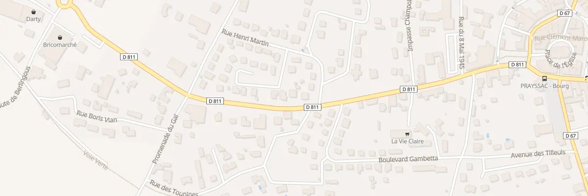 Plan du 13 Rue Jacques Brel à Prayssac